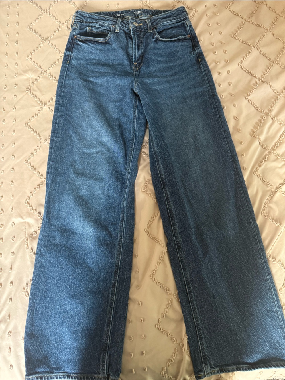 Old Navy Blue Denim Wide Leg Jean